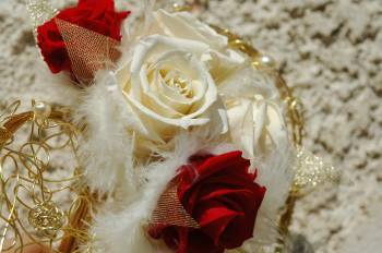 Composition de fleurs stabilisée La Destrousse Les fleurs de Flo