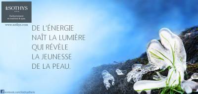 Soin visage Energie à l'Eleutherocoque actif breuveté SOTHYS